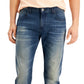 INC International Concepts Men's Tinted Slim Fit Straight Legged Jeans Blue Size 36