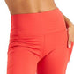 ID Ideology Women's High Rise Pocket Bike Shorts Red Size X-Small