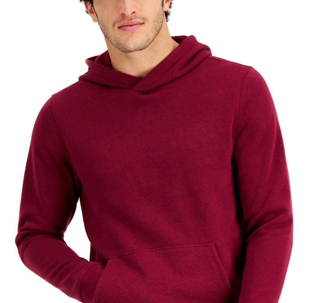 ID Ideology Men's Solid Fleece Hoodie Red Size XX-Large