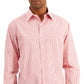 Club Room Men's Regular Fit Check Dress Shirt Red Size X-Large