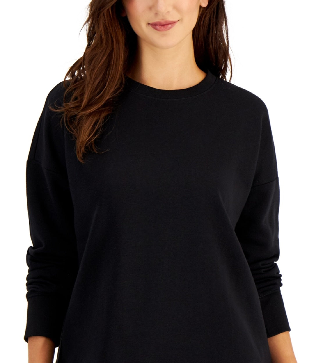 ID Ideology Women's Fleece Sweatshirt Black Size X-Large