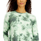 ID Ideology Women's Shades Tie Dyed Top Green Size Medium