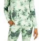 ID Ideology Women's Shades Tie Dyed Top Green Size Medium