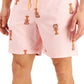 Club Room Men's Lobster 7 Swim Trunks Pink Size Medium