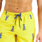 Club Room Men's Lobster 7 Swim Trunks Yellow Size Small