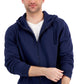 ID Ideology Men's Regular Fit Solid Full Zip Hoodie Blue Size XXX-Large