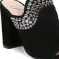 Fergie Women's Lillie Block Heel Mule Black Size 9 M