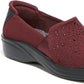Bzees Women's Poppyseed Rhinestone Slip On Shoes Red Size 6 M