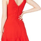 Speechless Women's Crochet Skater Fit & Flare Dress Red Size 3