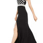 Blondie Nites Junior's Embellished Open Back Gown Black Size 3