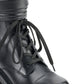 DKNY Women's Basia Combat Boot Black Size 9M