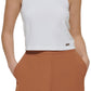 DKNY Women's Ribbed Tank Top White Size Small