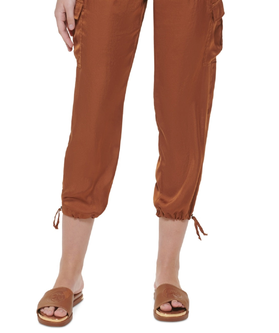 DKNY Women's Cargo Pants Brown Size 4