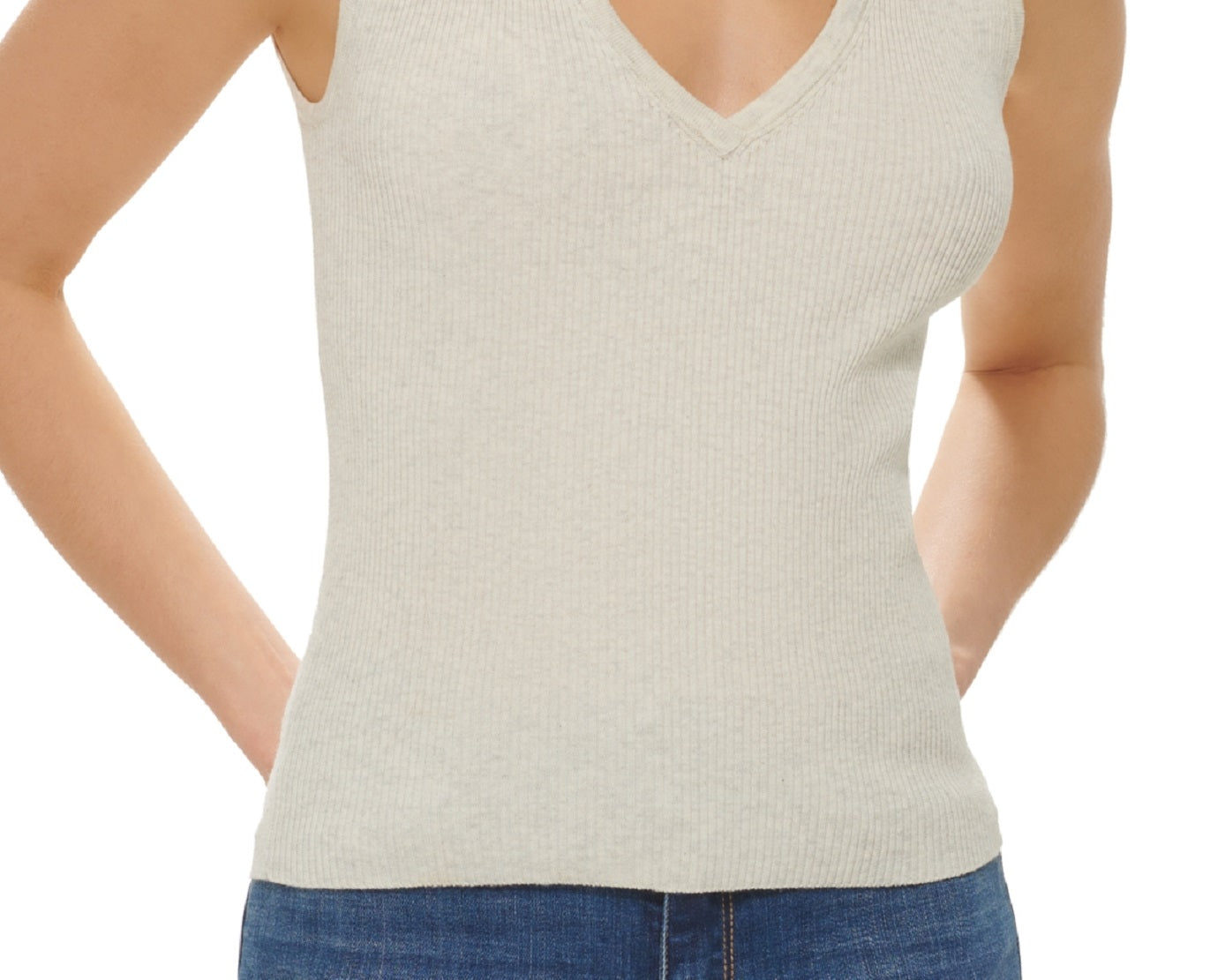 DKNY Women's Polo Tank Sweater Brown Size X-Large