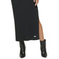DKNY Women's Sleeveless Mock Neck Dress Black Size Medium