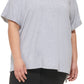 DKNY Women's Womens Plus Running Yoga Shirts & Tops Gray Size 2X