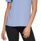 DKNY Women's Logo T-Shirt Blue Size Medium