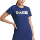 DKNY Women's Cotton Logo T Shirt Dress Blue Size Medium