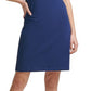 DKNY Women's Cotton Logo T Shirt Dress Blue Size Medium