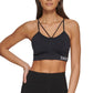 DKNY Women's High Waist Bike Shorts Black Size Large