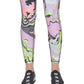 DKNY Women's Printed High Waist 7/8 Leggings Pink Size Medium