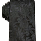 Calvin Klein Men's Slim Botanical Sateen Tie Black Size Regular