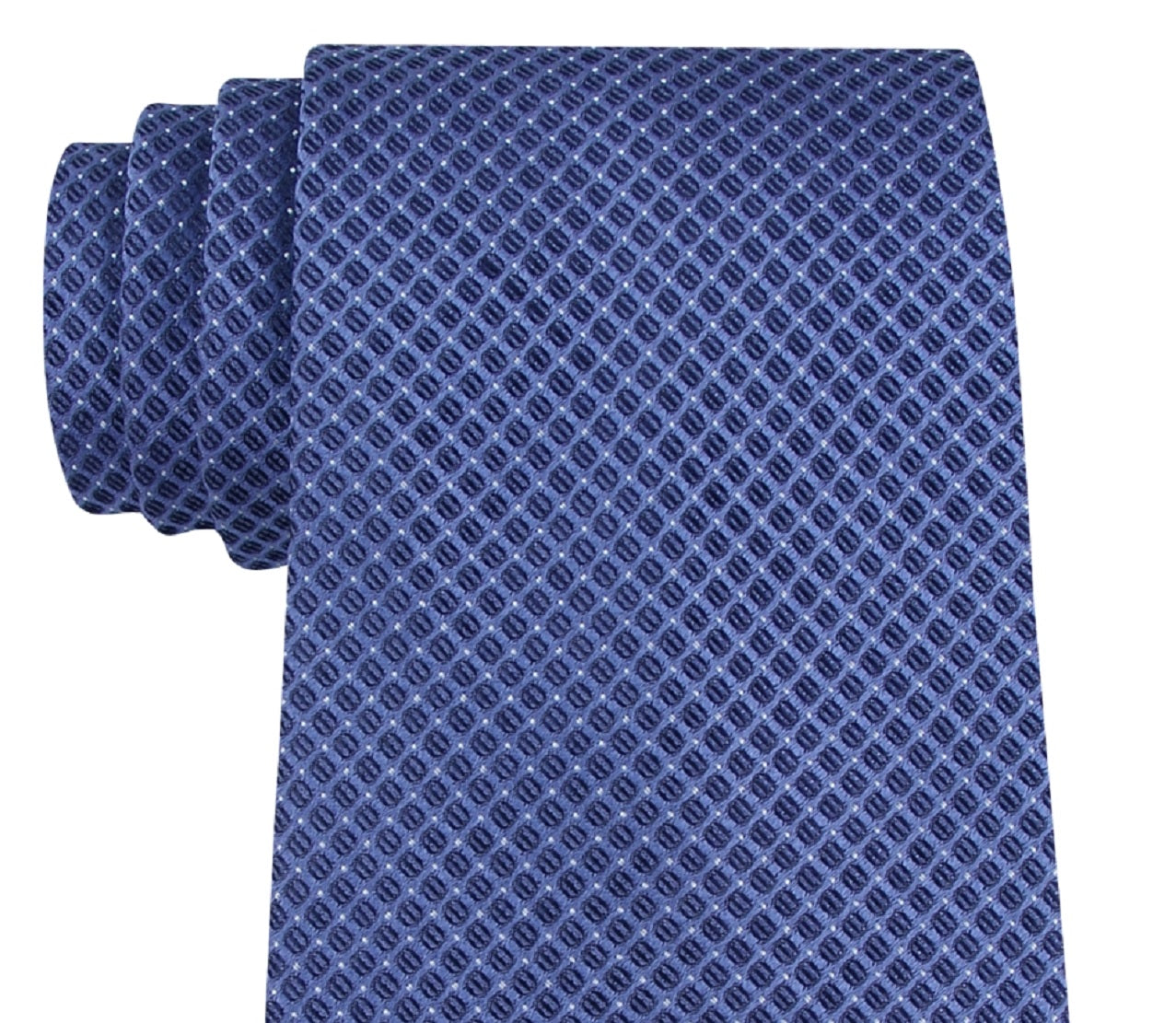 Calvin Klein Men's Micro Solid Tie Blue Size Regular