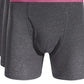 Alfani Men's 5 Pk Contrast Waistband Boxer Briefs Gray Size Small