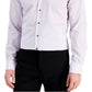 Alfani Men's Slim Fit Houndstooth Dress Shirt Blue