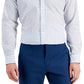 Club Room Men's Slim Fit Deco Check Dress Shirt Blue Size Medium