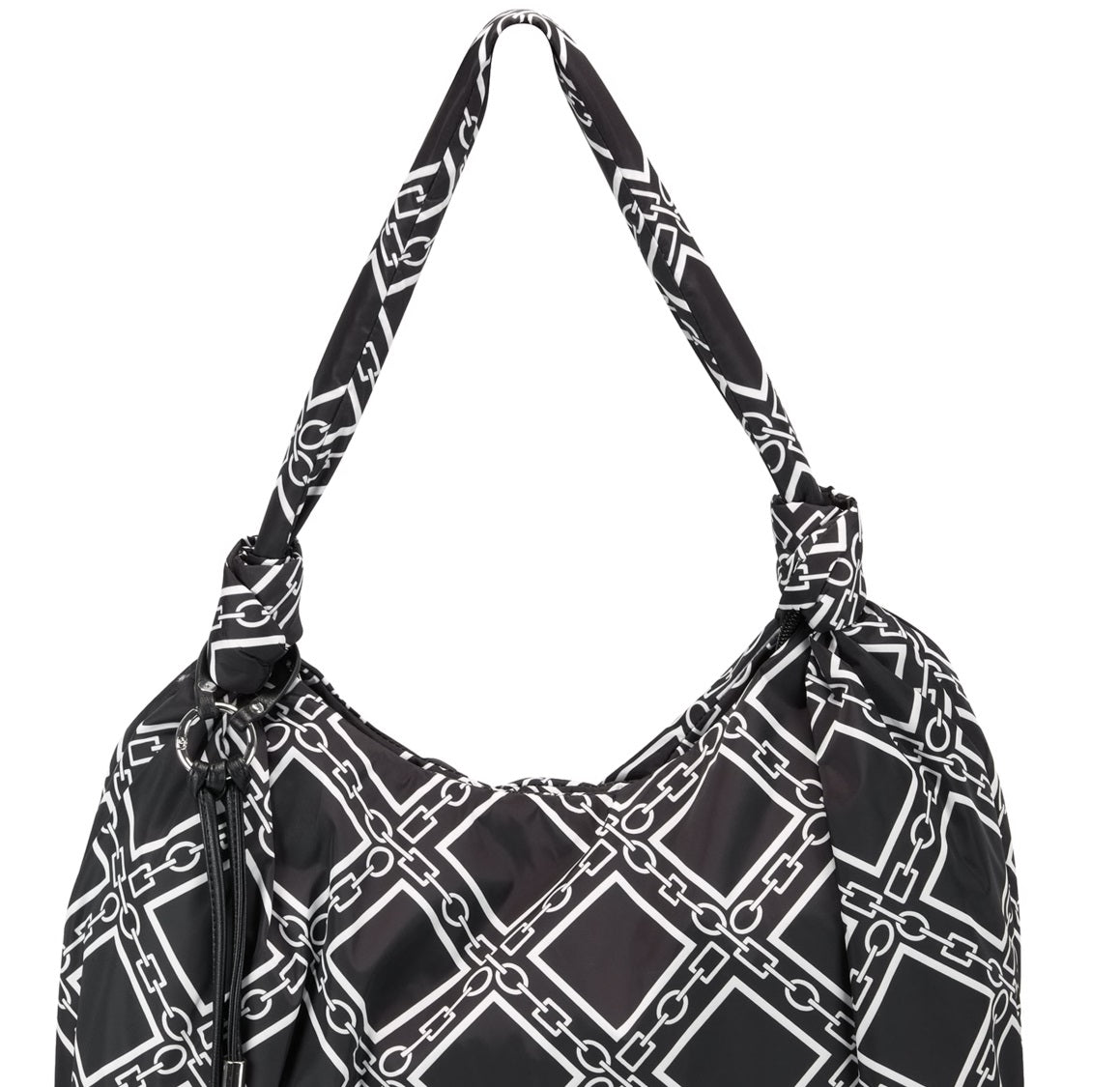 INC International Concepts Women's Nosida Soft Nylon Tote Bag Black Size Regular