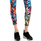 ID Ideology Women's Fern Side Pocket 7/8 Leggings Black Size Petite Small
