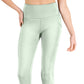 ID Ideology Women's Pocket Full Length Leggings Green Size Petite Small