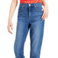 Style & Co Women's Curvy Straight Leg Jeans Blue Size 10 Petite
