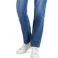 Style & Co Women's Curvy Straight Leg Jeans Blue Size 10 Petite