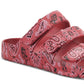 Sun + Stone Men's Bowie Sandal Shoes Red Size 11 M