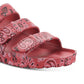 Sun + Stone Men's Bowie Sandal Shoes Red Size 11 M