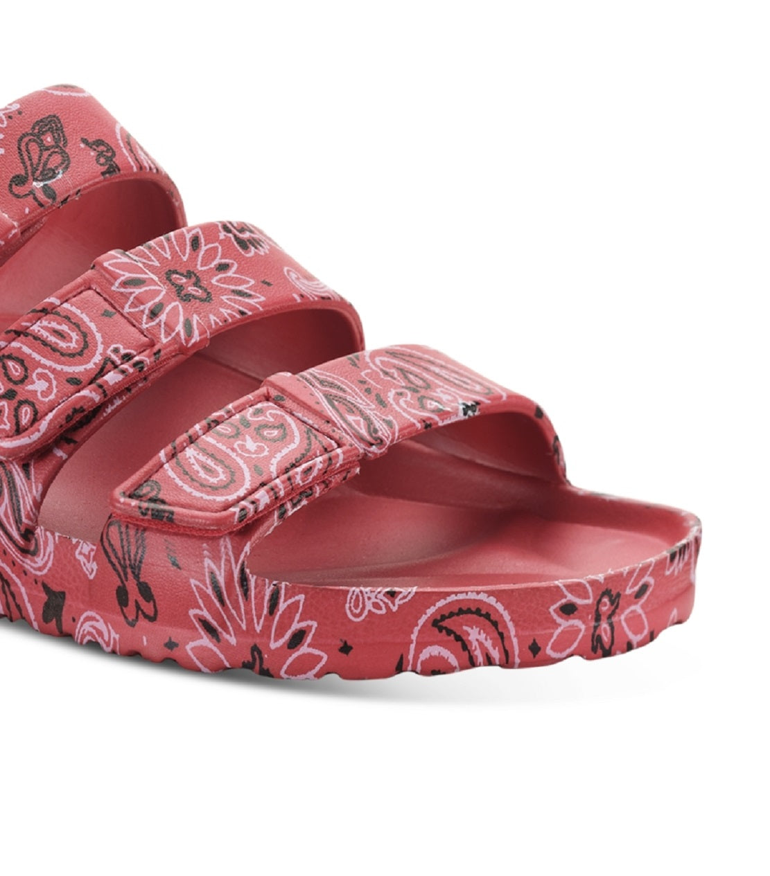 Sun + Stone Men's Bowie Sandal Shoes Red Size 11 M