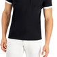 Alfani Men's Contrast Trim Pocket T-Shirt Black Size Medium