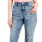 Style & Co Women's Curvy Cuffed Capri Jeans Blue Size 12