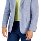 Club Room Men's 100% Linen Blazer Blue Size Small