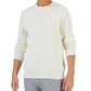 Alfani Men's Ribbed Marble Crewneck Sweater White Size X-Large