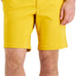 Club Room Men's Regular Fit Way Stretch Shorts Yellow Size 34