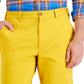 Club Room Men's Regular Fit Way Stretch Shorts Yellow Size 44