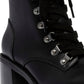 Wild Pair Women's Maureene Lace Up Booties Black Size 8 M