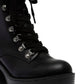 Wild Pair Women's Maureene Lace Up Booties Black Size 8 M