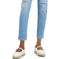 Style & Co Women's Curvy Fit Skinny Jeans Blue Size 4