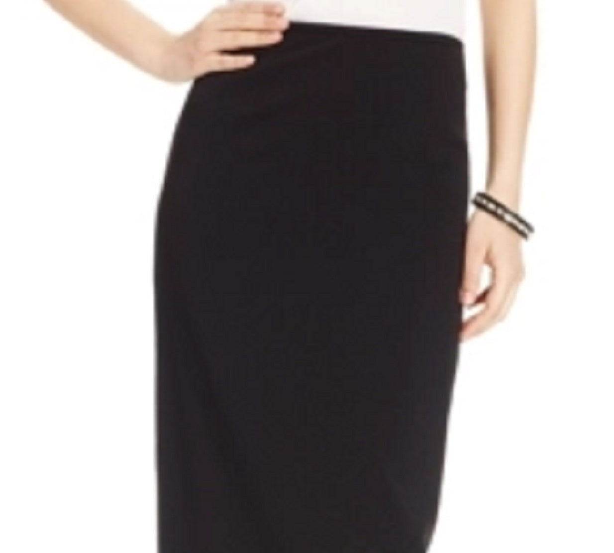 Kasper Women's Crepe Column Skirt Black Size 6