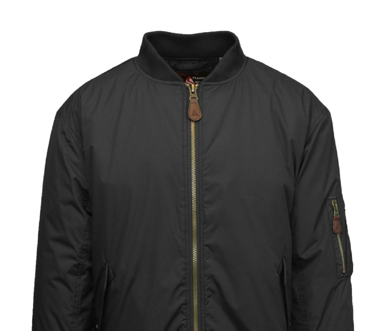 Galaxy By Harvic Men's Flight Jacket Black Size Large