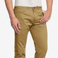 Galaxy By Harvic Men's 5 Pocket Ultra Stretch Skinny Fit Chino Pants Brown Size 34X32